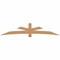 Ekena Millwork Alberta Smooth Timber Gable Bracket, Western Red Cedar, 108"W x 22"H x 1 1/2"D x 5 1/2"F, 5/12 Pitch GBW108X22X0206ALB00SWR - alternate 1
